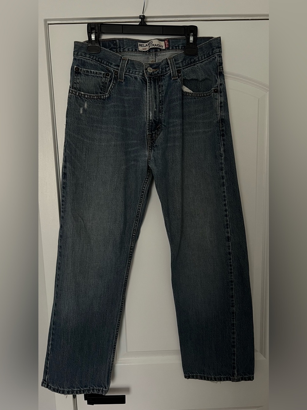 Levi's Straight Leg Dark Blue Jeans